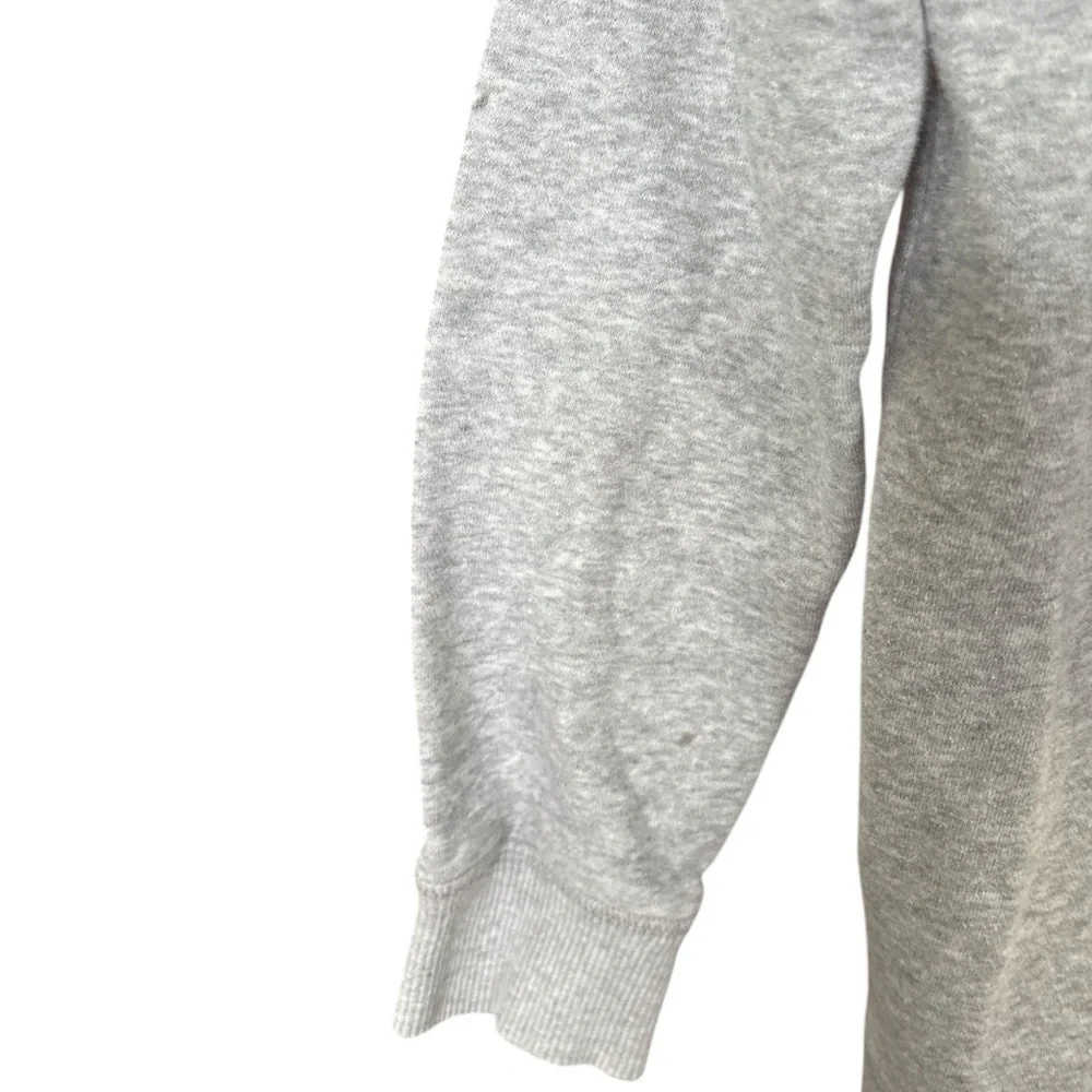 Boys Carters Zip Up Fleece Hoodie Sweatshirt Gray Size 8 - Picture 4 of 4